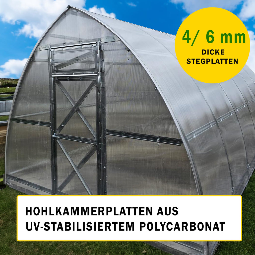 Gewächshäuschen Stahl