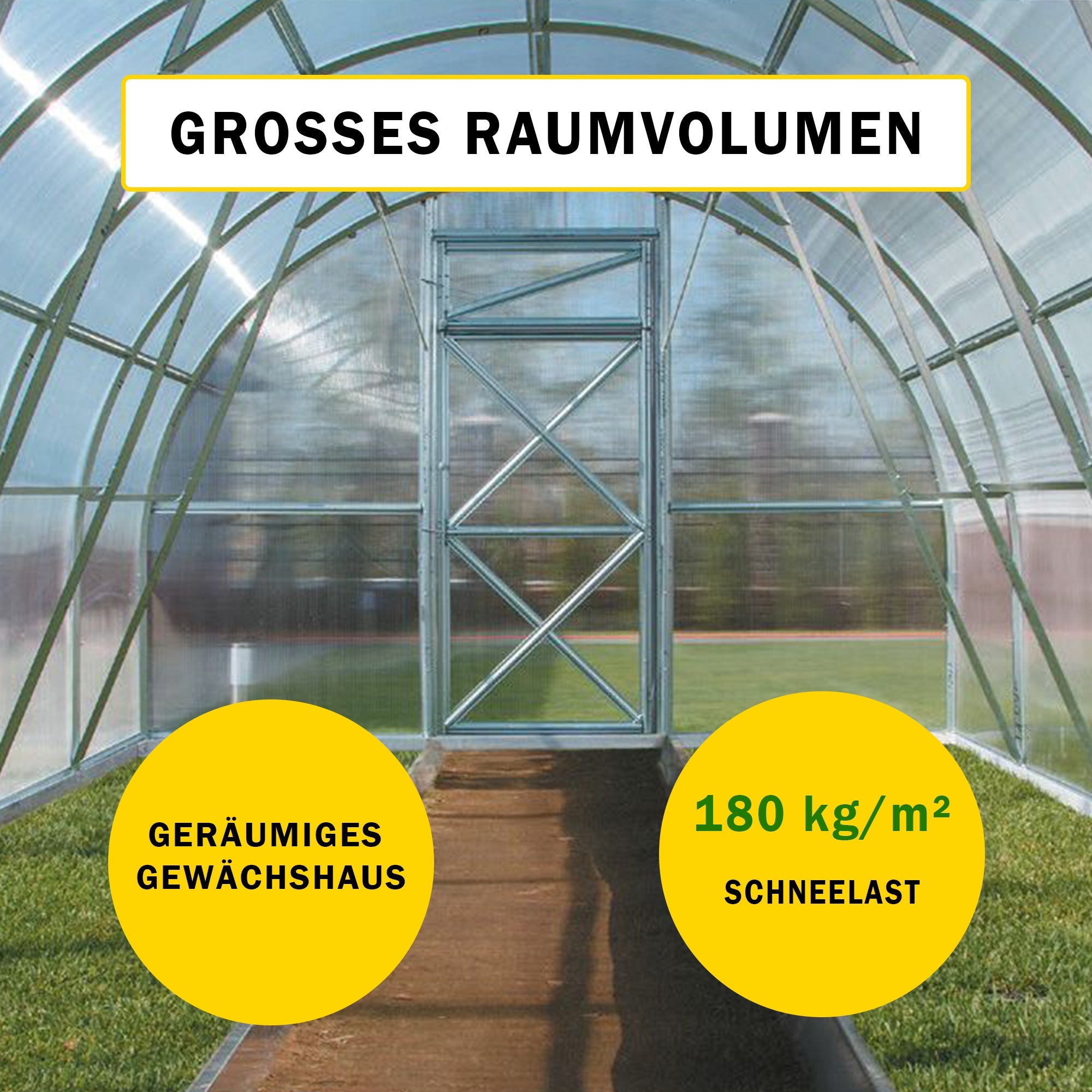 Gewächshäuser 2x8