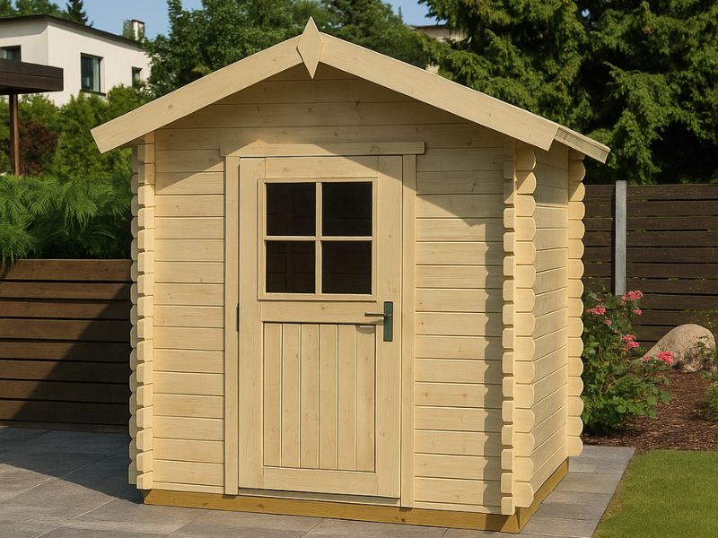 Gerätehütte aus Holz