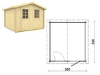 Lagerhaus aus Holz