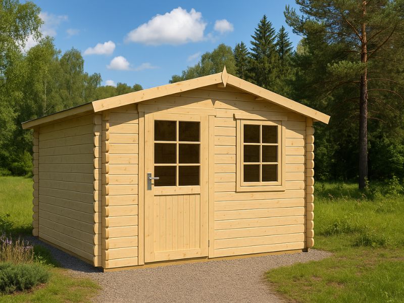 Aufbewahrunghaeuschen aus Holz