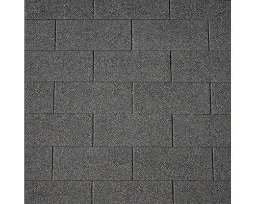 Rechteckschindel schwarz Pack = 2 m²