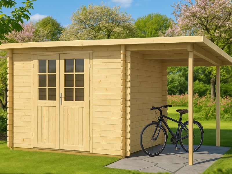 Lagerhaus aus Holz