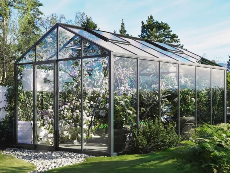 Glas-Gewächshäus Classic 310x534cm