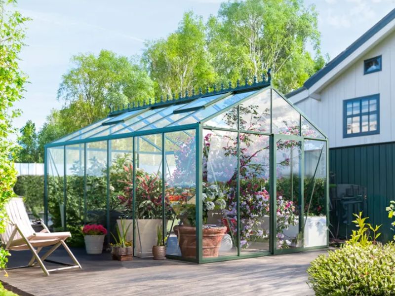 Glas-Gewächshäus Classic 310x534cm