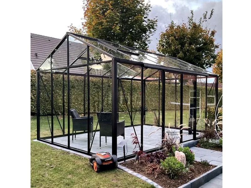Glas-Gewächshäus Classic 310x534cm